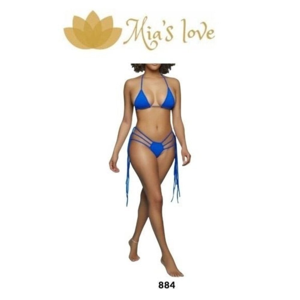 Daysy,  New Bikini two pieces, blue color, 82% nylon, 18% spandex, Size L.